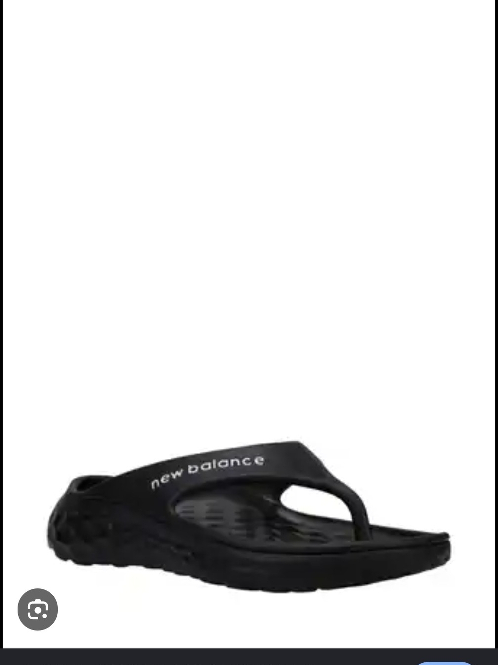 New Balance Black Foam Flip Flop Sandal Women's Size 7